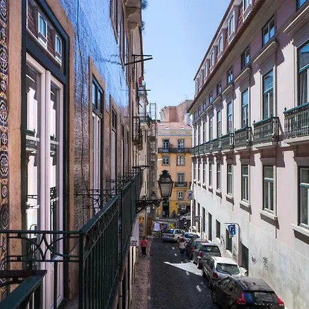 Lejlighed Cozy 1st Floor Flat Chiado District With Balconies And Ac 19th Century Building